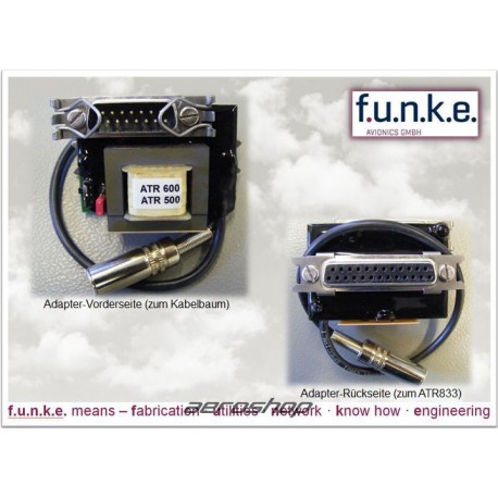 Adaptateur Radio ATR833 vers ancien câblage ATR500